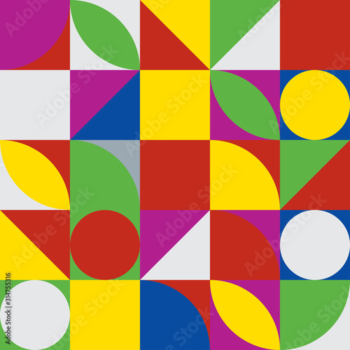 geometric abstract background  poster design  simple shapes in c