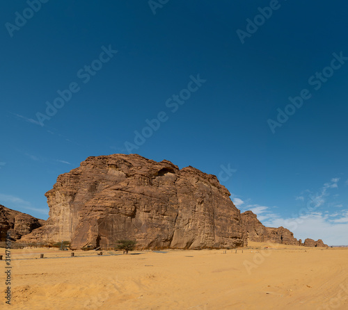 Outcrops at ancient oasis ﻿﻿of Al Ula, Saudi Arabia © hyserb