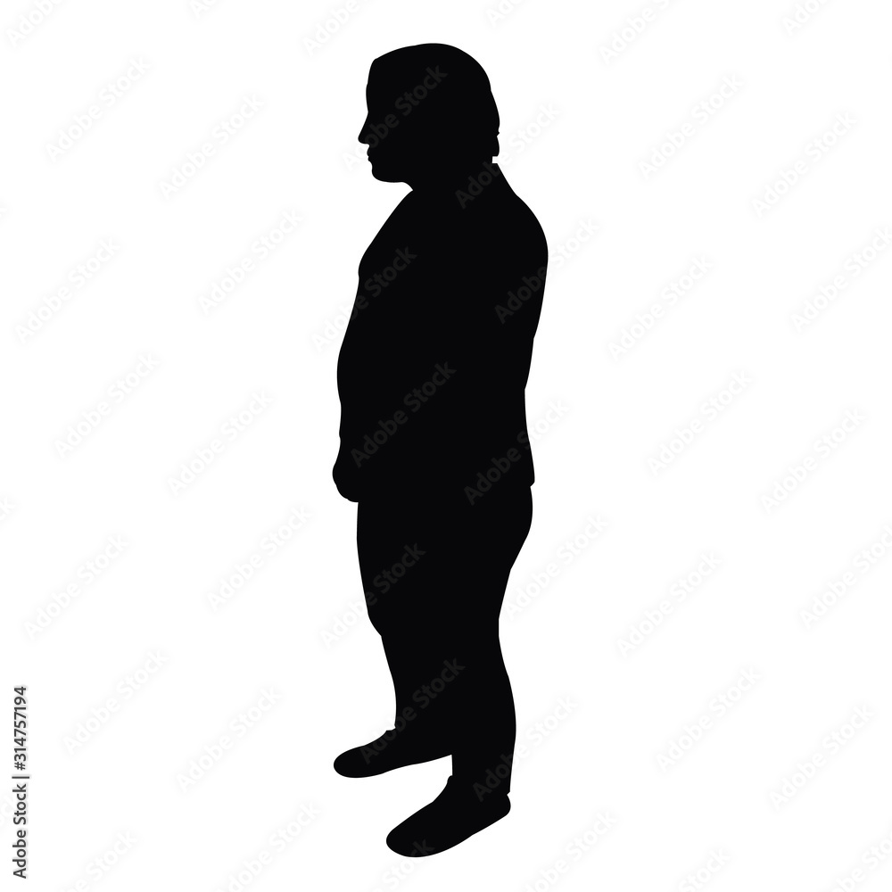 Fototapeta premium a woman body silhouette vector