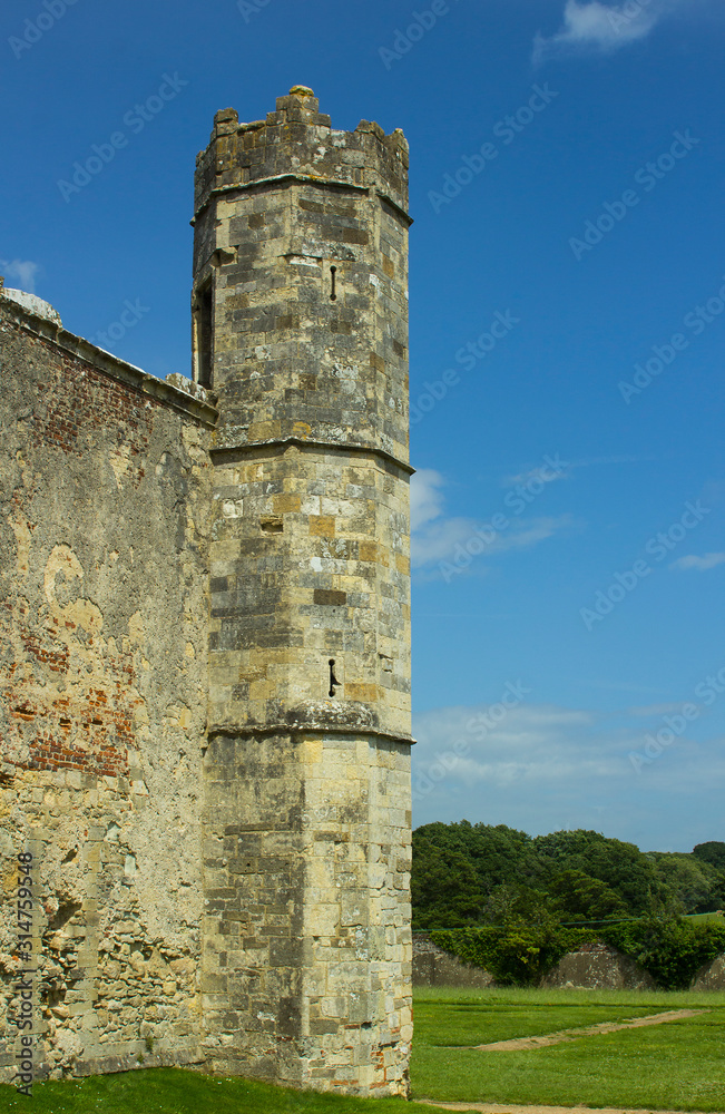 Part of the ancient ruins of Titchfield Abbey in Hampshire England Part of the ancient ruins of Titchfield Abbey in Hampshire England