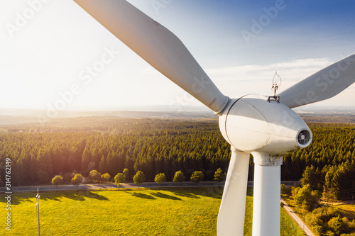 Fototapet Wind Turbines Windmill Energy