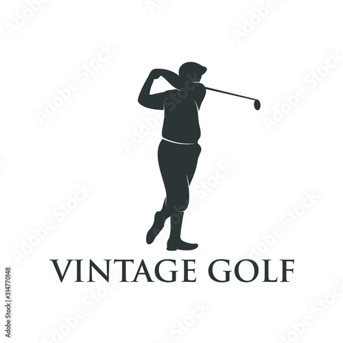 Vintage Golf Logo Design