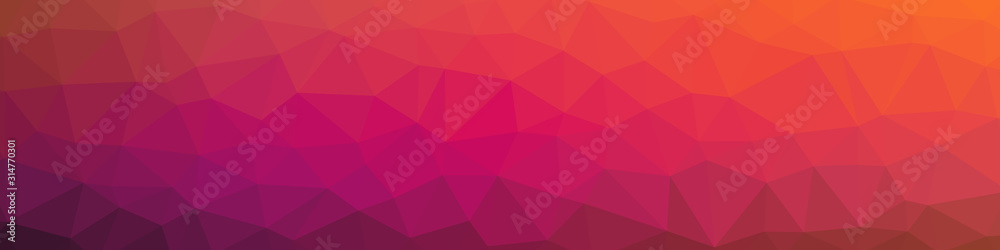 Obraz premium Abstract Low Polygon gradient Generative Art background illustration
