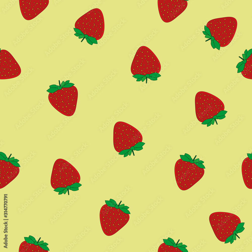 Patrón fresas
