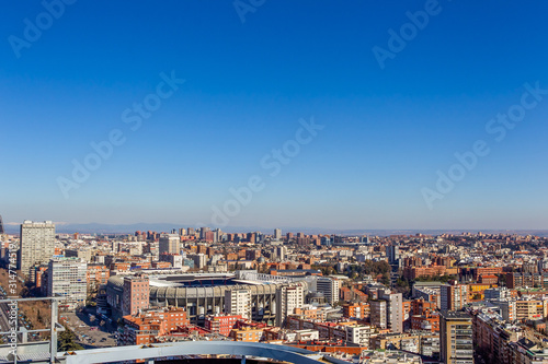 Fototapeta Naklejka Na Ścianę i Meble -  Urban landscape in Madrid.