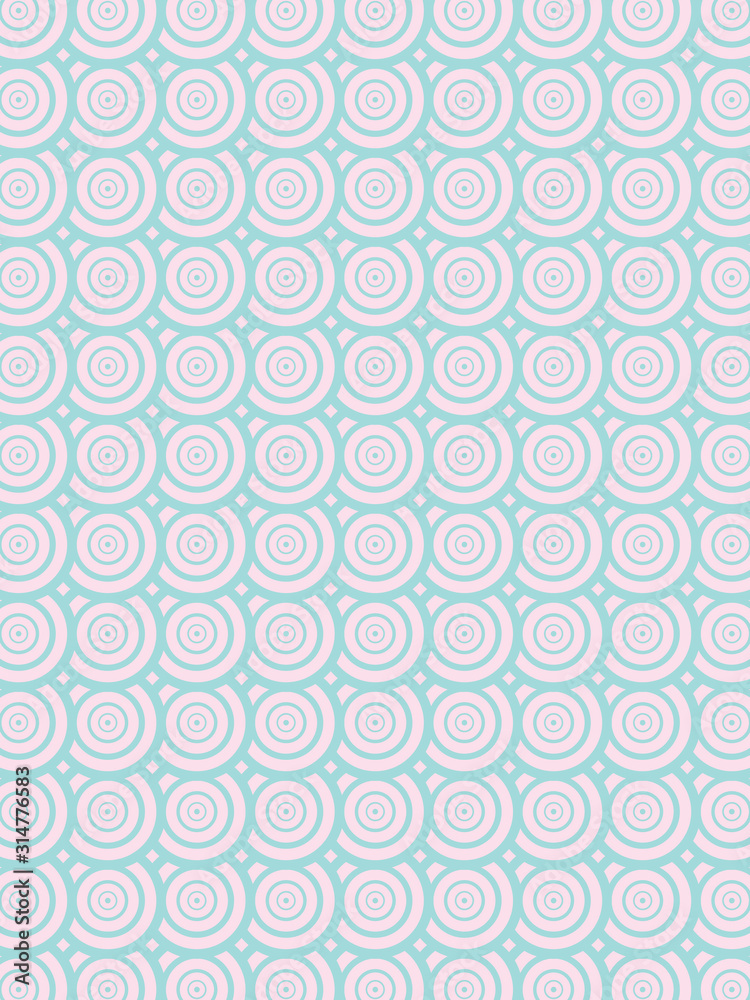 Pastel mixed pattern geometric premium design