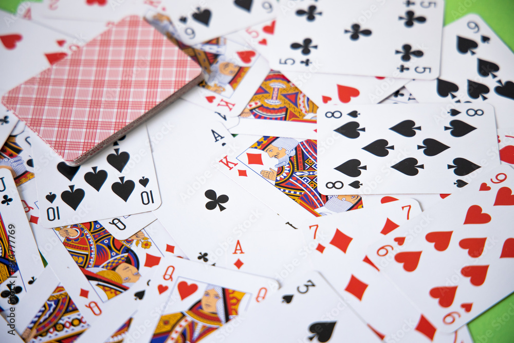 Random Poker cards full image Random Poker cards full image