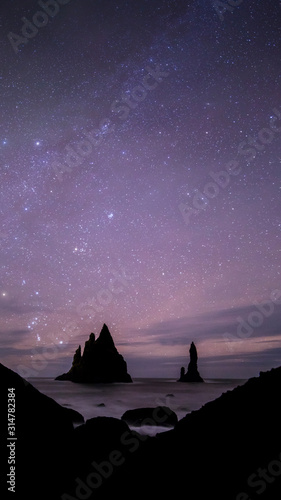 Vik Rock formation in Iceland