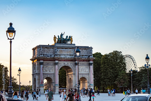 triumphal arch of triumph in paris