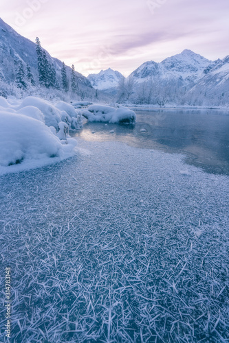 winter mountain landscape