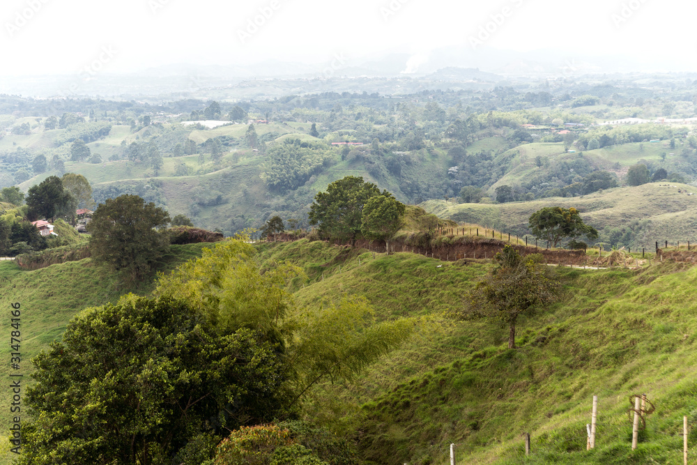 Beautiful Sights of Lookout of Filandia in Quindio, Colombia. Beautiful Sights of Lookout of Filandia in Quindio, Colombia.