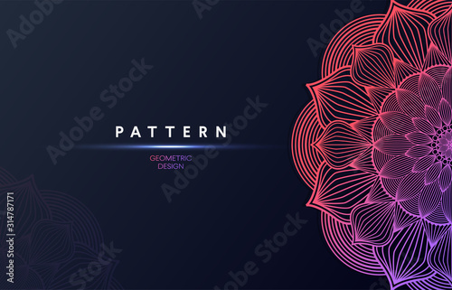 background mandala premium colorful