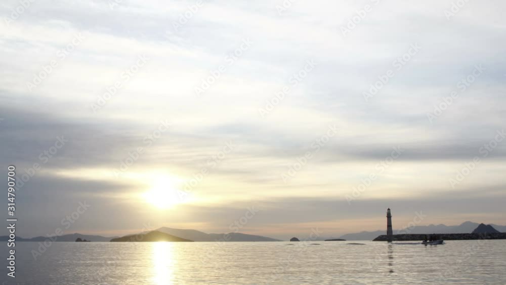 Seaside town of Bodrum and spectacular sunsets. Mugla, Turkey Seaside town of Bodrum and spectacular sunsets. Mugla, Turkey
