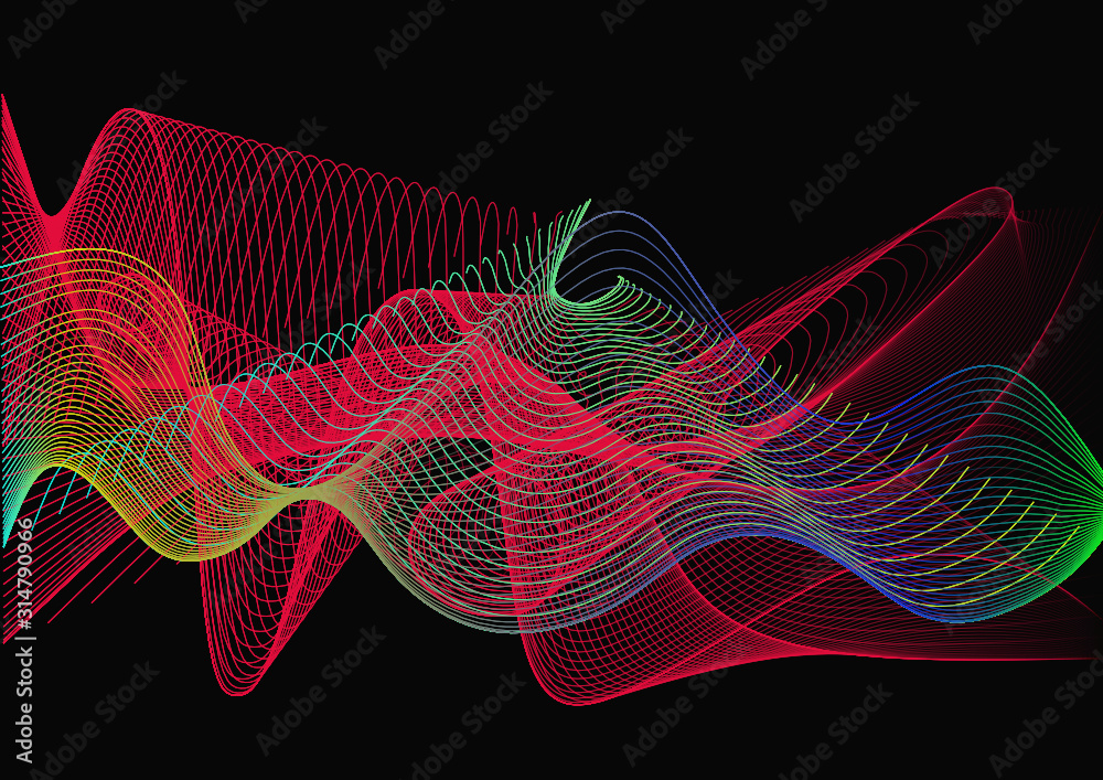 Abstrakte Linien