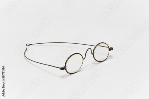 1800s Style Eye Gasses on white background