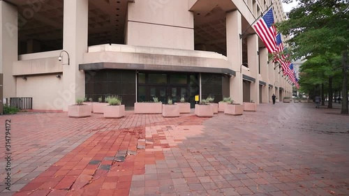FBI building in Washington DC- Walking POV