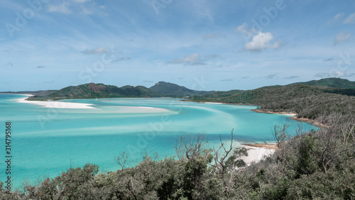 View over the Whitsunday Islands National Park