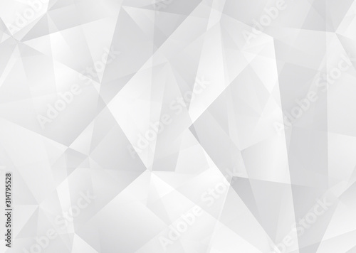 White geometric vector background, can be used for cover design, poster and advertising