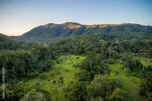 Fototapeta Naklejka Na Ścianę i Meble -  Misty Mayan Mountains in Central America