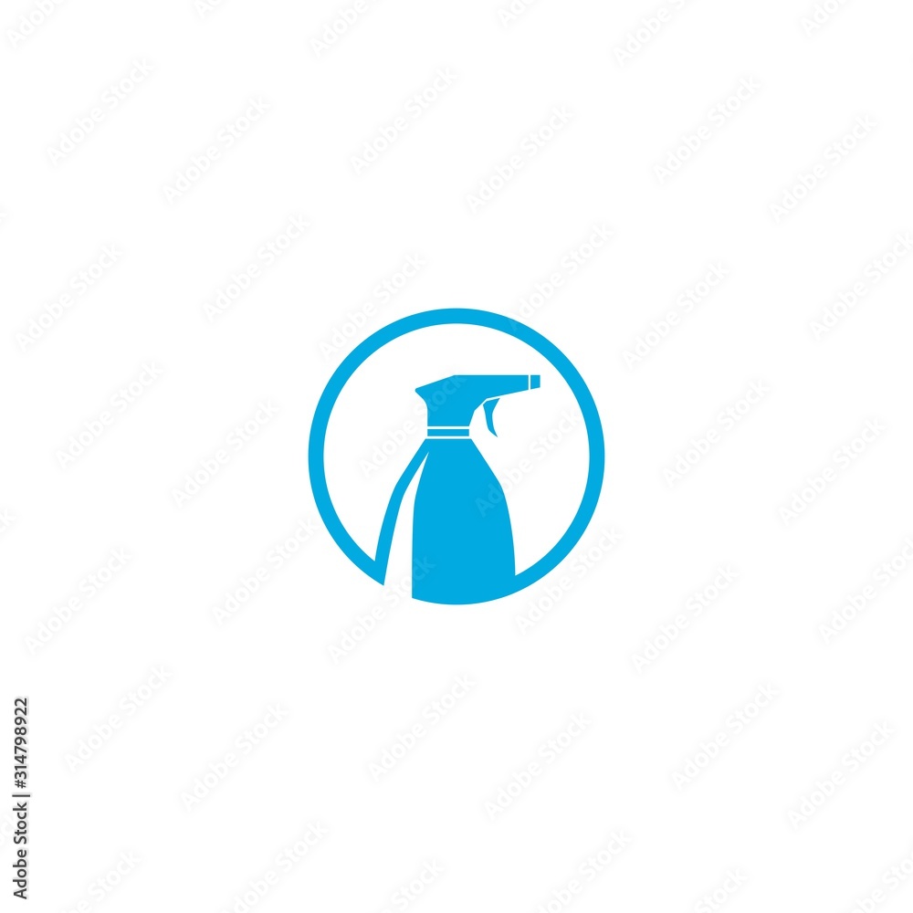Cleaning logo and symbol Cleaning logo and symbol