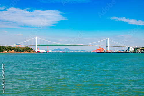 Haicang Bridge, Xiamen City, Fujian Province, China photo