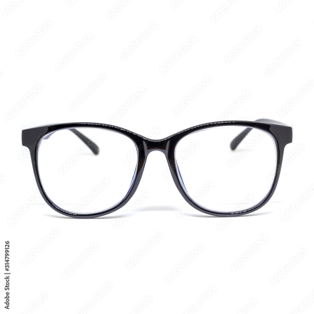 Close up black eye glasses isolated on white background,Nerd glasses isolated on white Close up black eye glasses isolated on white background,Nerd glasses isolated on white