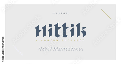 Elegant awesome alphabet letters font and number. Classic Lettering Minimal Fashion Designs. Typography fonts regular uppercase and lowercase. vector illustration