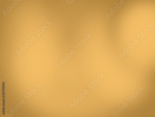 gold gradient abstract background. Golden polish metal with soft glowing backdrop illustration texture for new year, christmas, Chinese New Year, valentine, event, festival 