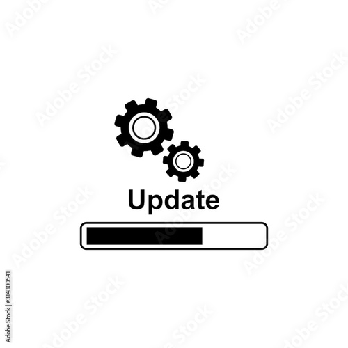 update vector icon illustration sign