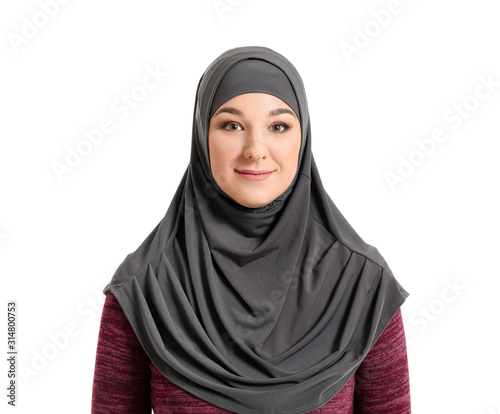 Beautiful young Muslim woma...