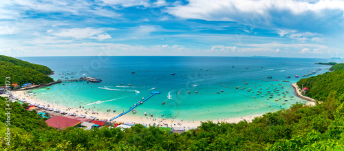 View of Ta wan beach in Kho larn ,Thailand