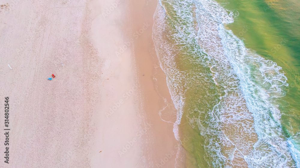 Fototapeta premium Aerial view of the Gulf Shores, Alabama USA