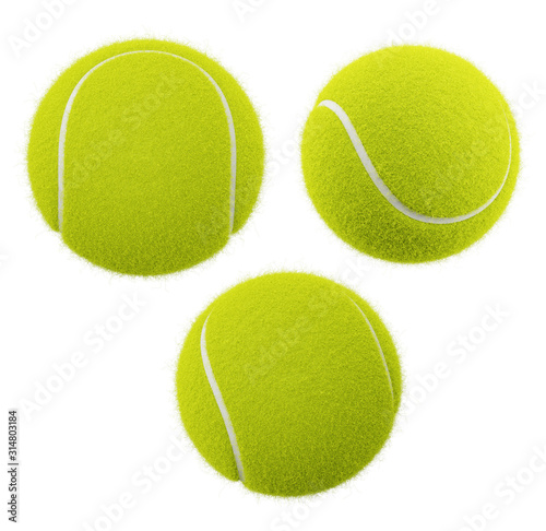 Set of tennis balls © phonlamaiphoto