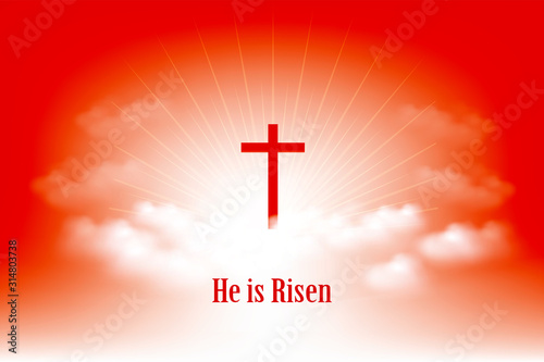 Christian Crosses in Easter And is a symbol in remembrance of Jesus Christ