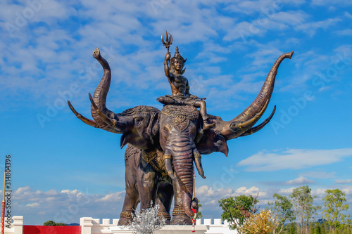 Indra and Erawan elephant In Ramayana