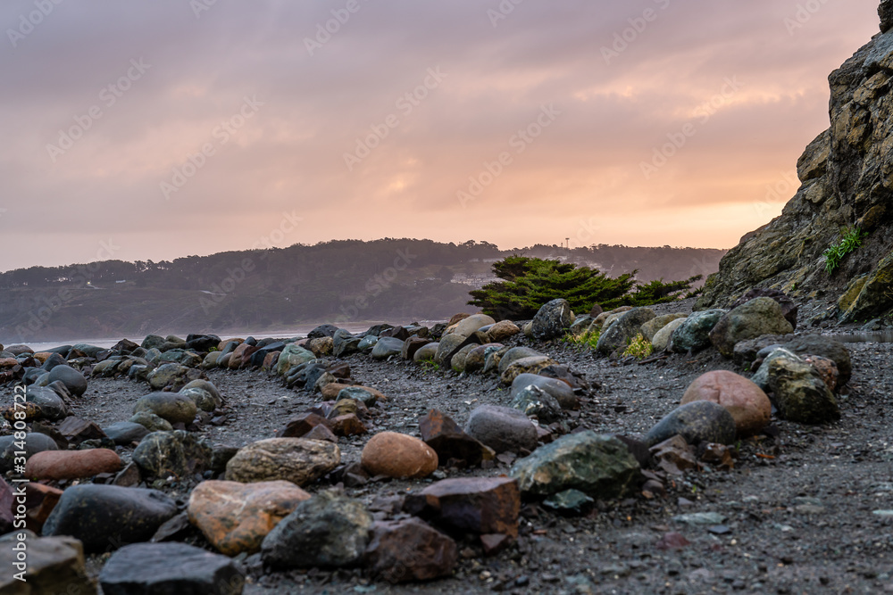 The Lands End Labyrinth at Dawn
