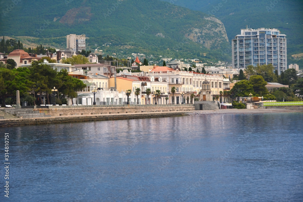 Crimea. Morning view of Yalta