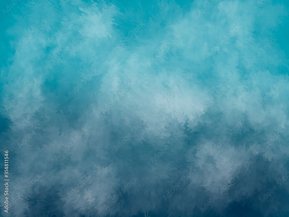 blurry clouds. abstract blue background