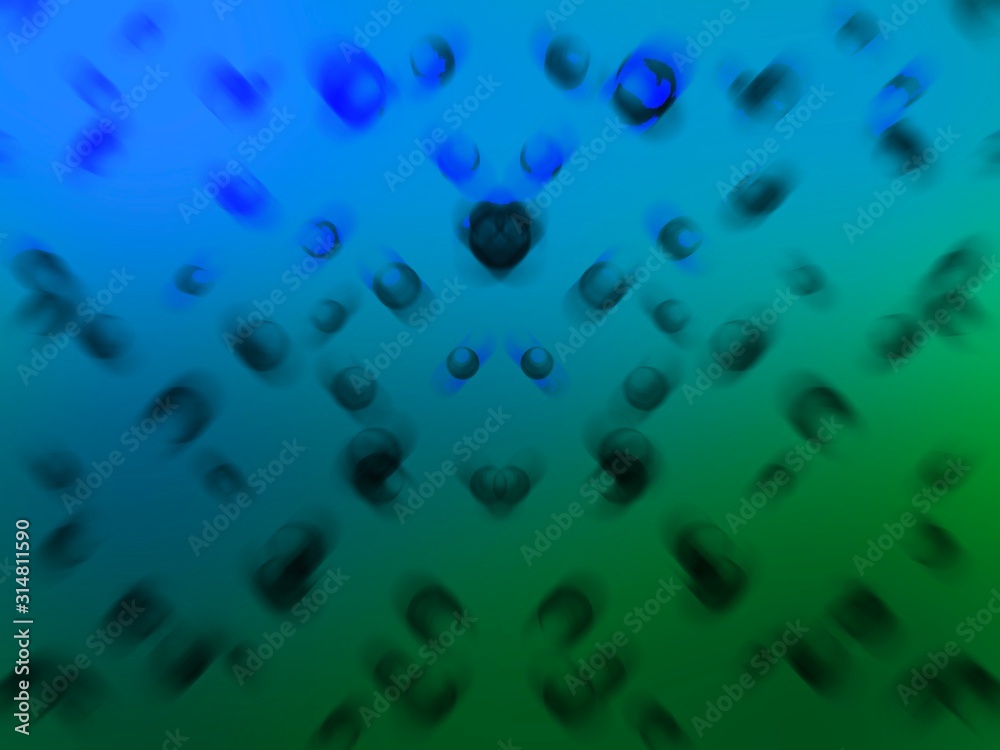 black dots. abstract blue background black dots. abstract blue background