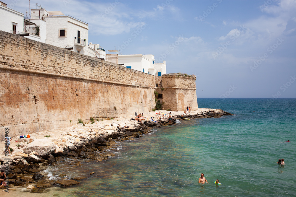 Fototapeta premium traditional houses in Monopoli Apulia Italy