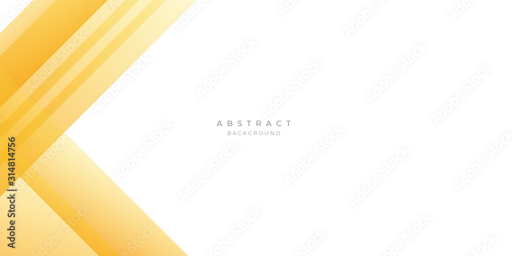 Fresh Orange White Silver Box Rectangle Abstract Background Vector Presentation Design