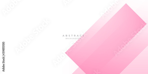 White Pink Silver Box Rectangle Abstract Background Vector Presentation Design