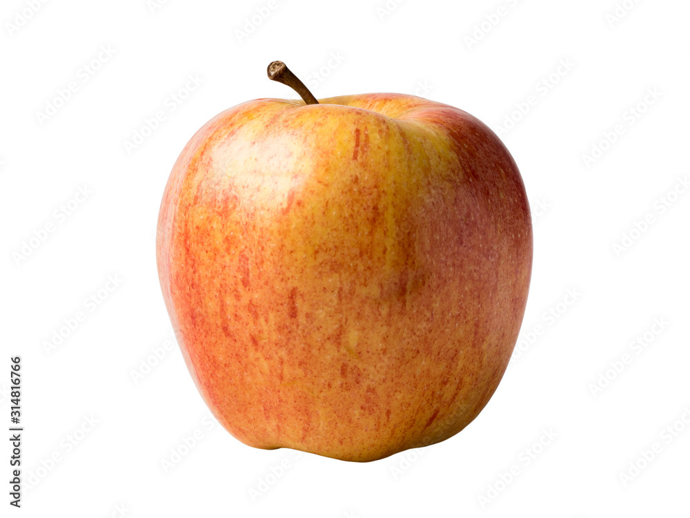 Isolated fresh apple on a white background Isolated fresh apple on a white background