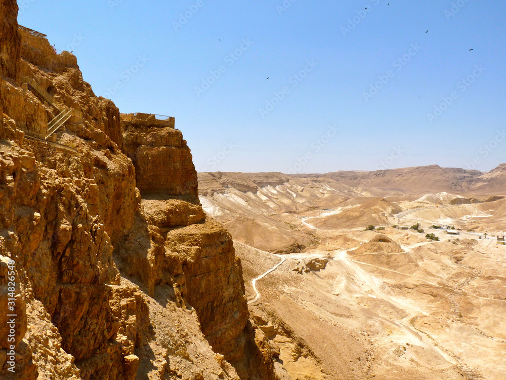 Fototapeta premium Ancient Old Stone Mountain in Israel