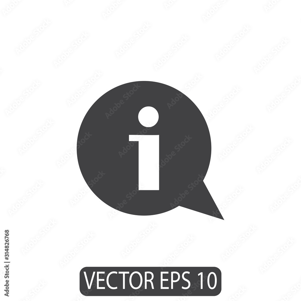 Information Icon Design, Vector Template Information Icon Design, Vector Template