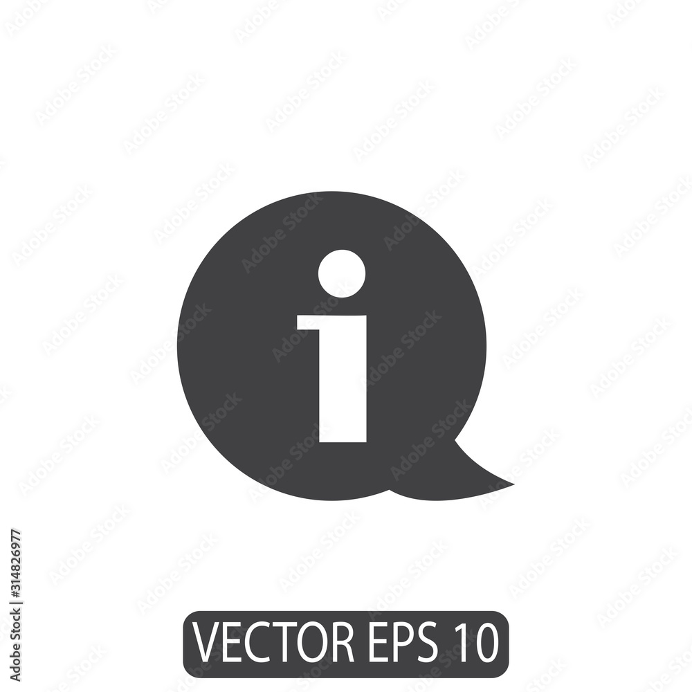 Information Icon Design, Vector Template Information Icon Design, Vector Template