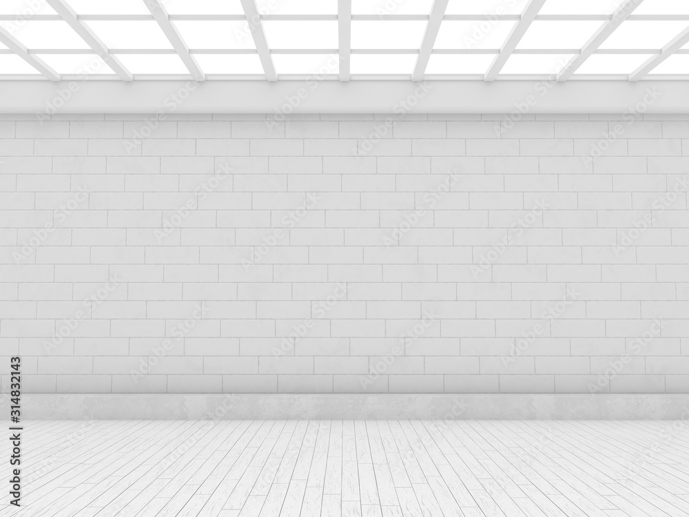 Fototapeta premium Abstract modern architecture background. 3D