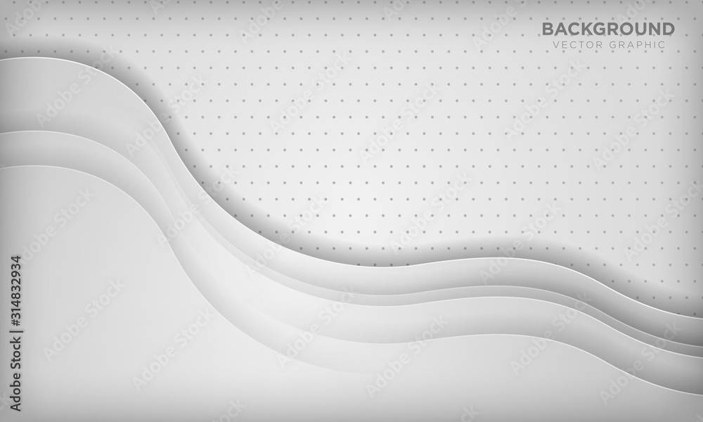 Modern white abstract wave background. Vector illustration. Modern white abstract wave background. Vector illustration.