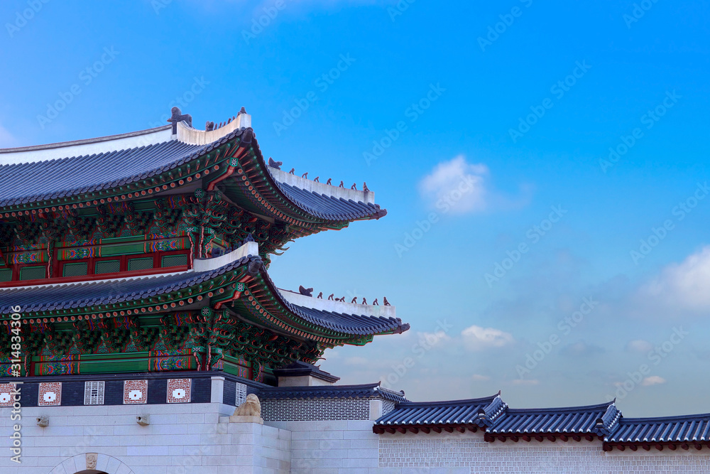 Gyeongbokgung Palace in Seoul,South Korea.