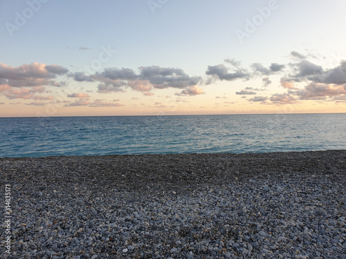 Sonnenuntergang in Nizza